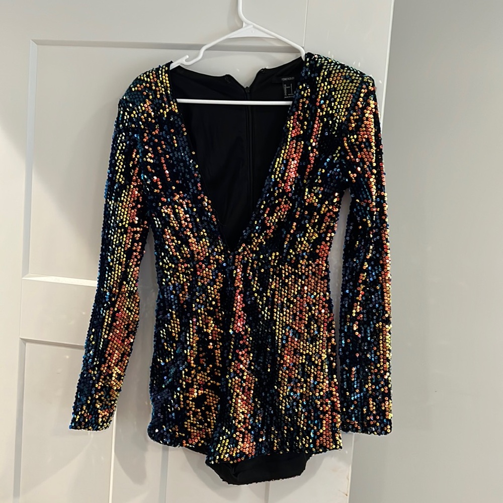 Sequin romper